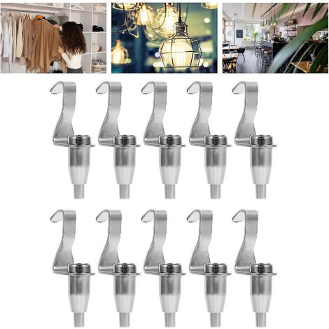 10 supports de rail, supports de câble métallique, supports utilitaires polyvalents ( ) (1/5)