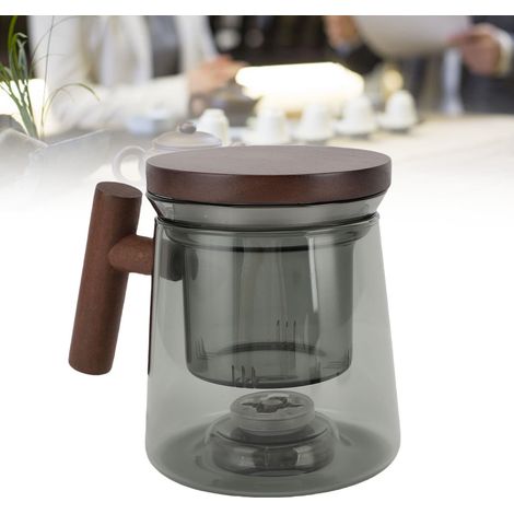 Tetera de hidrógeno de 500 ml – Generador de membrana de protones con recubrimiento de ánodo – Recipiente de infusión independiente de vidrio de primera calidad (6000–8000 ppb) – Fácil de limpiar (1/5)
