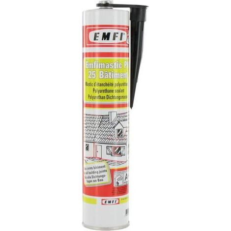 PU25 EMFI Polyurethan-Dichtstoff - Schwarz - 300 ml Kartusche - 74064DE208