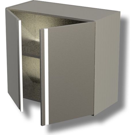 Armoire murale 1 etagere avec 1 porte battante - H 800 mm - Ristopro