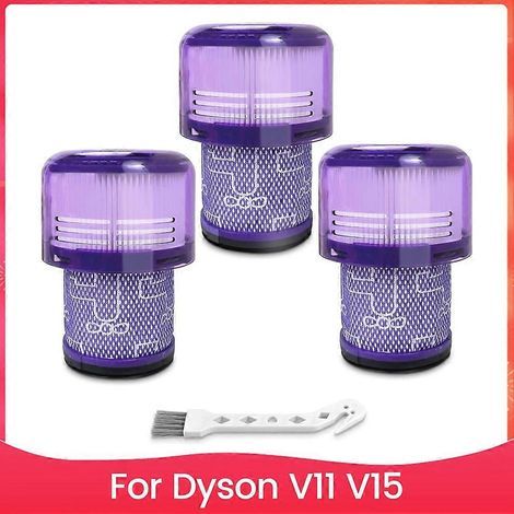 Lot de 3 filtres de rechange pour aspirateur sans fil V11 V15, remplace les pièces 970013-02 et 970013-03 (1/5)