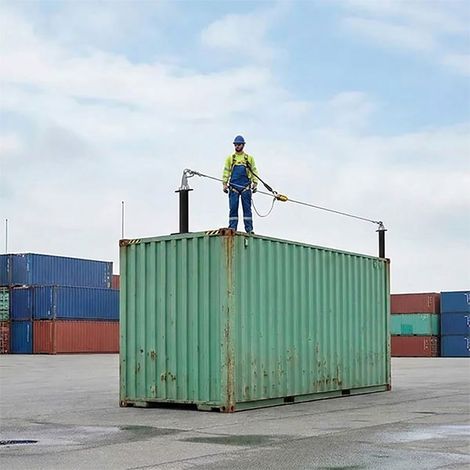 Temporäre Rettungsleine – 20-Fuß-Container - LDV-CONTAINER-20 (1/5)