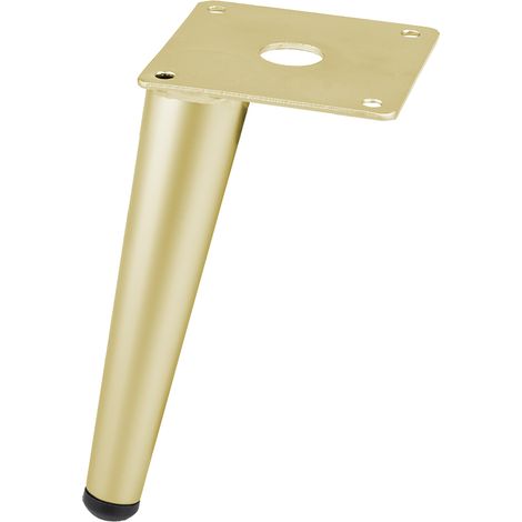 Möbelbein FS021 150 mm gebürstetes Gold SANS MARQUE