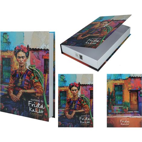 Boîte décorative pour aimant Carmani Frida Kahlo, emballage cadeau (1/4)