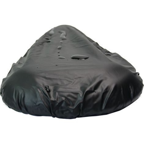 Black waterproof bicycle seat cover (1 pack), rain protection for bicycle saddle - AquaForge (1/5)