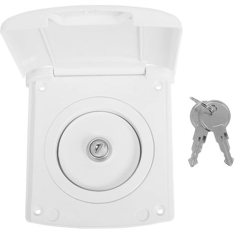 Entrée d'Eau Clapet et Bouchon Étanche en ABS Résistant pour Camping-Cars, Caravane et Remorques, Remplissage d'Eau Lors d'Activités de Plein Air (1/5)