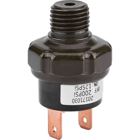 12V Compresseur d'Air Automobile Universel Commutateur de Contrôle de Pression (125-200 PSI) (1/5)
