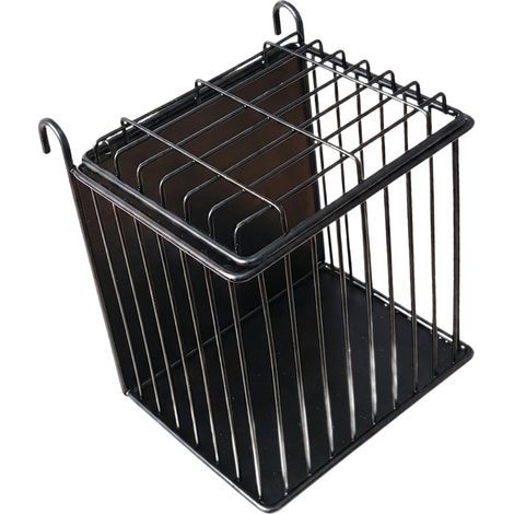 Mangeoire à Foin pour Lapins et cobayes, Panier Rangement en Fer pour rongeurs (Hamsters, Lapins, etc.), 26 Cm X 27.5 Cm X (1/5)