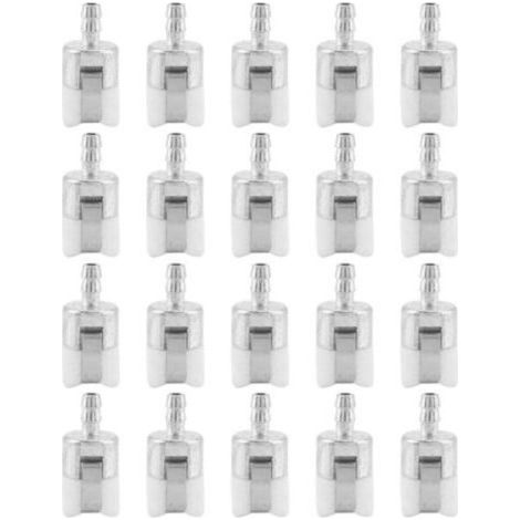 Pair - 20 Pièces Filtres à Carburant pour Tondeuse 3/16 Pouces Compatible avec Modèles 13120519831 13120530830- (1/3)