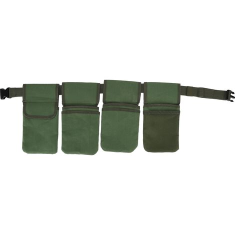 Ceinture de Jardinage en Toile Résistante, Sac de Rangement pour Outils de Jardin Homme Femme