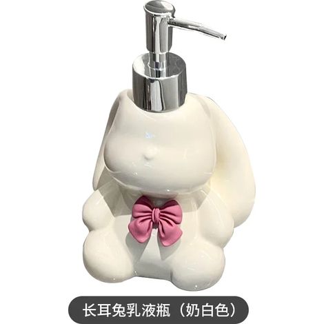 (A1) Distributeur pour savon liquide, flacon de gel hydroalcoolique vide, flacon à pression mignon et de dessin animé, distributeur de gel douche, flacons pour salle de bain (1/5)