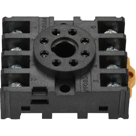 Support de relais de puissance 8 broches PF083A pour relais temporisé MK2P AH3, socle de connexion pour relais électrique (1/5)