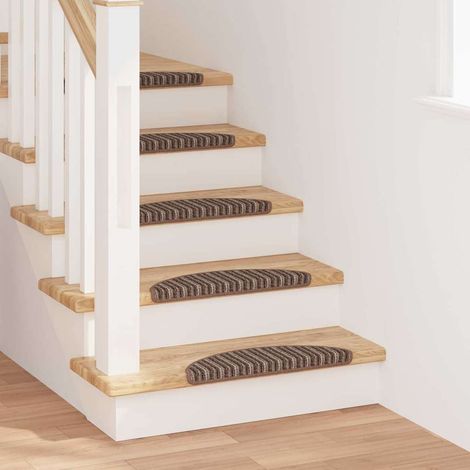 Selbstklebende Treppenschoner 15 pcs Braun 56 x 17 x 3 cm