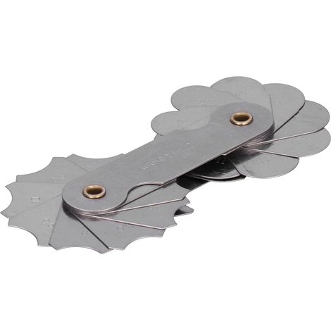 Gewindesteigungslehre aus Edelstahl (metrisch/Zoll), Werkzeug R7-14,5 mm (1/5)