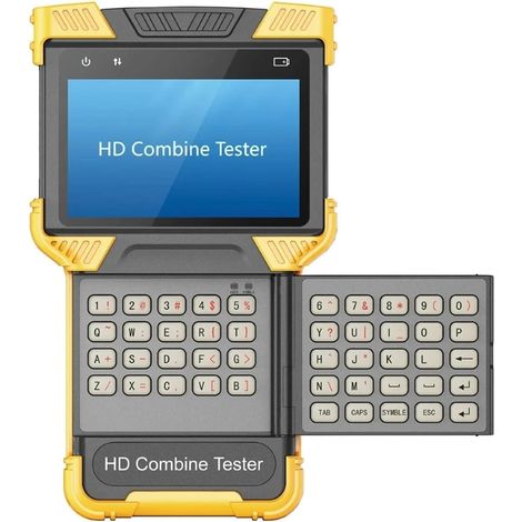 Testeur de vidéosurveillance HD 4 Pouces, Moniteur vidéo analogique IPC TVI AHD CVI, contrôle POE PTZ, Test Ethernet RS485 for caméra IP H.265 4K(TI-N871) (1/5)