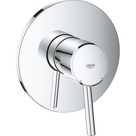 Concetto Mitigeur mécanique de douche, 1 sortie, Chrome (24053001) (1/4)