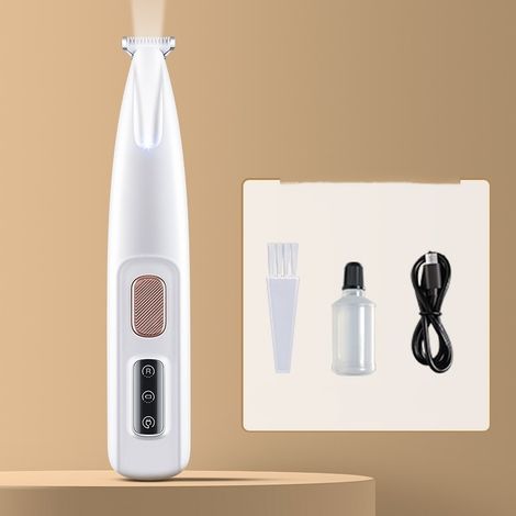 Tondeuse Chien, Tondeuse étanche et Rechargeable,pour Pattes D'animaux Avec Lumière LED pour Chat et Autres Animaux (1/5)