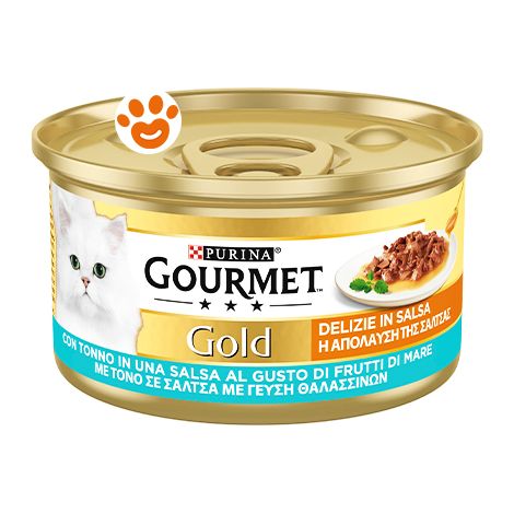Purina Cat Gourmet Gold Delizie in Salsa Tonno - Purina Cat Gourmet Gold Delizie in Salsa Tonno - Lattina Da 85 Gr