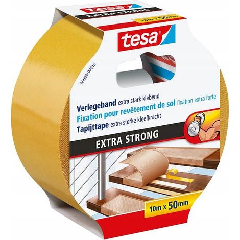 tesa EXTRA STRONG 05686-00018-11 Nastro per posa pavimentazioni e tappeti Arancione (L x L) 10 m x 50 mm 1 pz. (1/5)