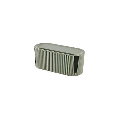 (Vert) Boîte de rangement de câbles avec couvercle Gestion des câbles en plastique ABS Multifonctionnel Protection contre les surtensions (1/5)