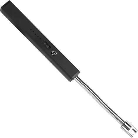 Briquet de barbecue portable USB avec tuyau de chargement et allumage par impulsion, outil d'allumage à arc électrique pour barbecue d'extérieur (1/5)