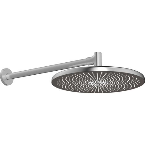 Hansa Aurelia - Soffione doccia, diametro 30 cm, acciaio spazzolato 4726030080