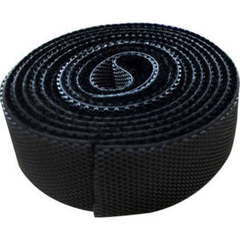 Bande auto-agrippante noire adhésive de 20 mm - 5 yards, bandes ultra-résistantes/attache adhésive industrielle (1/5)