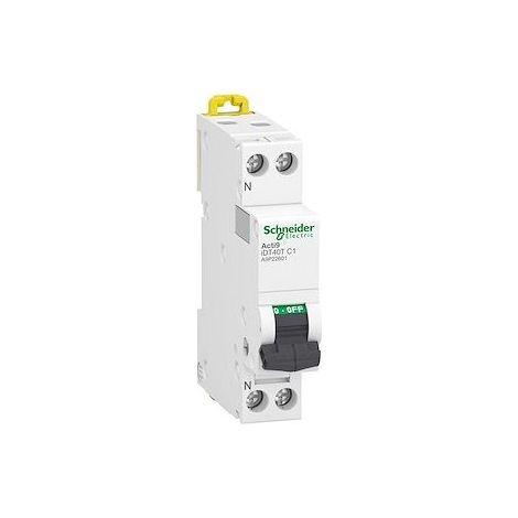 Schneider A9P22632 Circuit Breaker 32A - iDT40T Acti9 - 6kA - Curve C - 1P+N