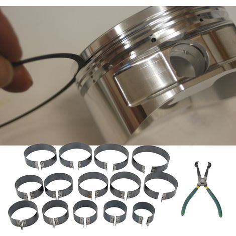 Jeu d'outils spéciaux pour la compression des segments de piston, pince d'installation du cylindre et kit d'outils pour sangles (1/5)