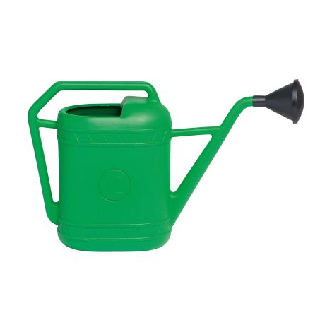 Arrosoir en plastique vert antichoc 6 litres avec douchette pour arroser le jardin et les plantes