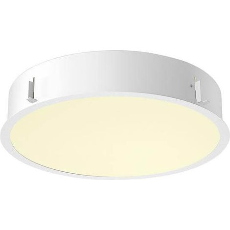 Plafonnier encastré Medo 40 blanc Ø 40cm avec cadre - 1008631