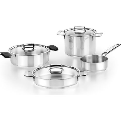 BATERIA DE COCINA INOX 4 PZS SIGNATURE INDUCCION - A779904 (1/2)