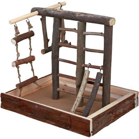 Place de jeux, en bois d'écorce 28 × 25 × 22 cm (1/3)