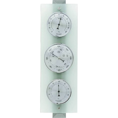 [GEBRAUCHT] B-Ware TFA Dostmann Analoge Wetterstation Vorhersage 12-24 Stunden grau 120x385x55mm (1/2)