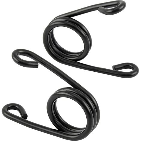 CSPARCV 2 Stück Motorradsitzfedern, Sitzfedern für Solositze, für Bobber-Motorradsitze, Motorradzubehör (Schwarz) (1/4)