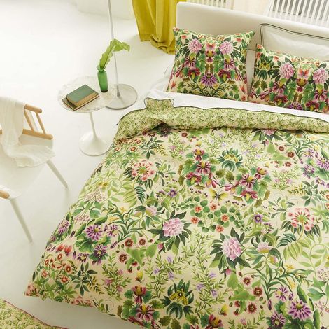 Housse de Couette imprimée en Percale de Coton, Ikebana Damask, 240 x 220 cm (1/5)