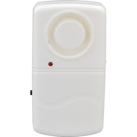Alarme de vibration magnétique ABS blanche 120 dB pour porte, fenêtre, coffre-fort et tiroir – sans pile (1/5)