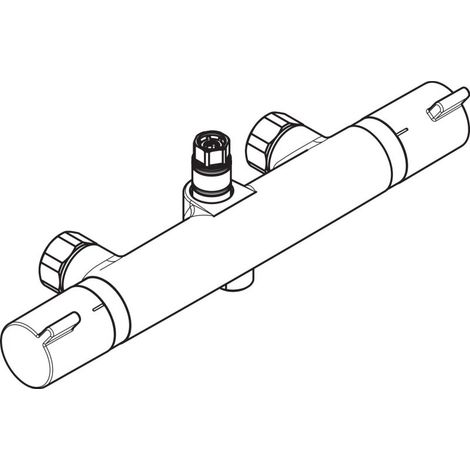 Thermostat DW encastré pour douchette, noir mat
