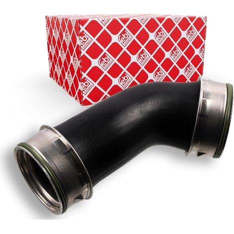 Tuyau d'alimentation turbo - 1 pièce - Caoutchouc ACM - Résistance thermique élevée - Pour VW Golf 4 et Seat Leon - Ø 68 mm