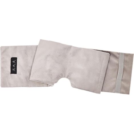 Weighted eye mask, weighted eye band, comfortable eye pillow, sleep mask, soft travel eye cover, Gray (1/5)