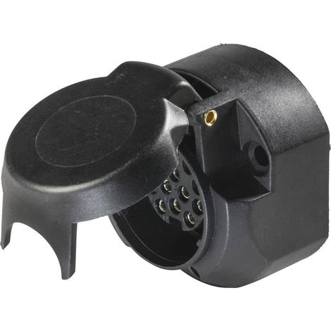 AS Schwabe 61474 toma hembra para remolque negra IP44