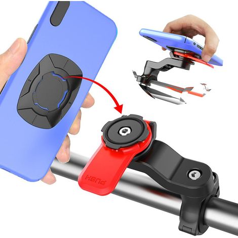 KLVGTIFS PU - Support de téléphone Quad-lock Out Front pour vélo de montagne.