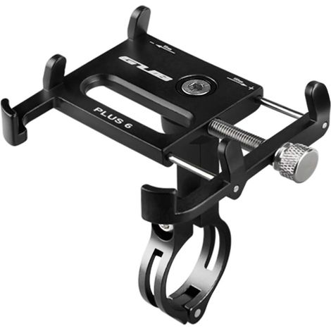 Support de téléphone pour vélo, support de téléphone pour moto en aluminium avec rotation à 360 ° pour iPhone 16 17 15 14 Pro Max Mini X XR Xs Plus, Samsung S25 S24 S22 4-7 pouces - amélioré