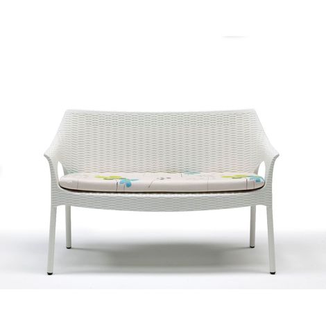 Divano sofa modello Olimpo con cuscino bianco (1/4)