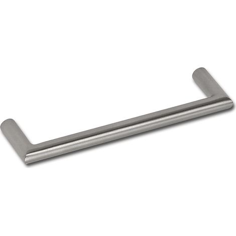 Möbelgriff Brian Schubladengriff 128 x 138 mm Griff Edelstahl gebürstet