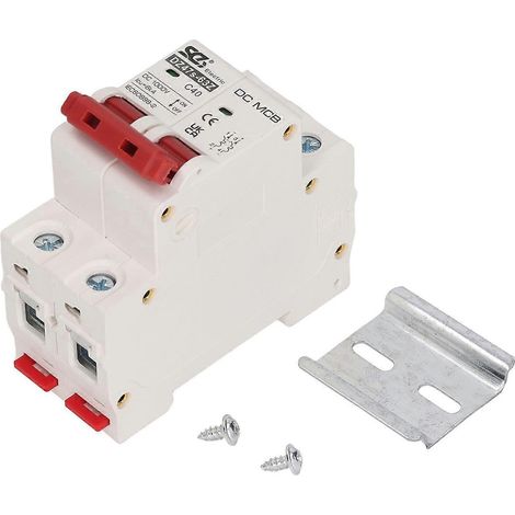 Leitungsschutzschalter 2P DC 1000V MCB 40A Schutzschalter 6kA Abschaltvermögen für Zuhause