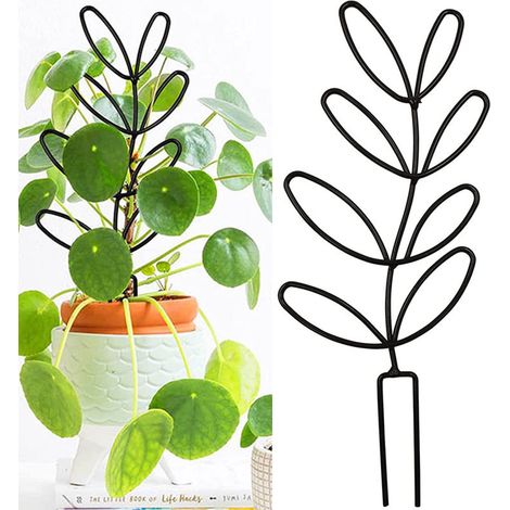 Support Pour Plantes Grimpantes - Treillis Métallique Forme Feuille - Pour Intérieur Jardin Potager - 1 Pièce (1/5)