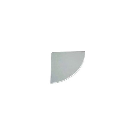 ripiano in vetro ad angolo "float" - 300 x 300 mm.