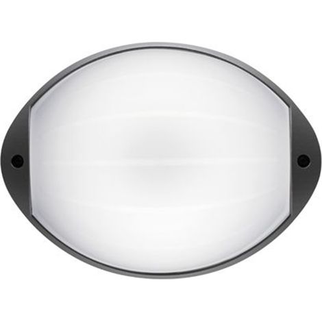 Applique Aperta Contemporanea Coco Alluminio Grafite 1 Luce Led 7W 4000K (1/2)