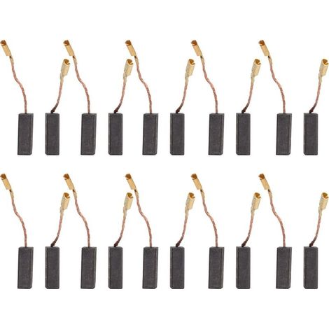 Kit d'accessoires en cuivre pour perceuse, meuleuse, 20 pièces de balais de moteur en carbone 5 x 8 x 15 mm (1/5)